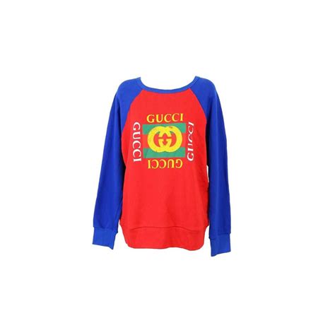 pull gucci bleu marine|gucci jersey t shirt.